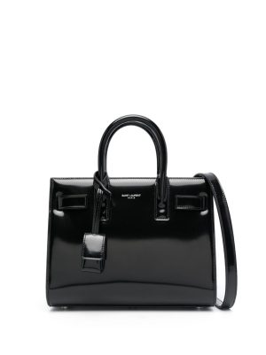 Saint Laurent Sac De Jour patent leather handbag