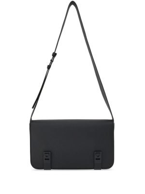 Ferragamo Gancini-plaque leather messenger bag