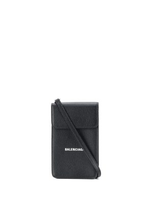 Balenciaga logo flap bag