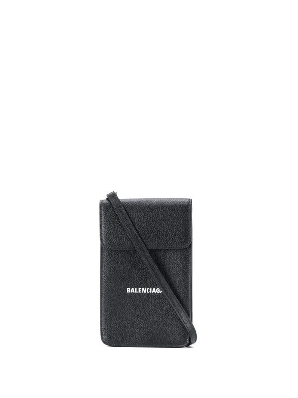Balenciaga logo flap bag