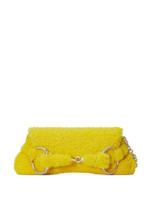 Gucci medium Horsebit shearling shoulder bag
