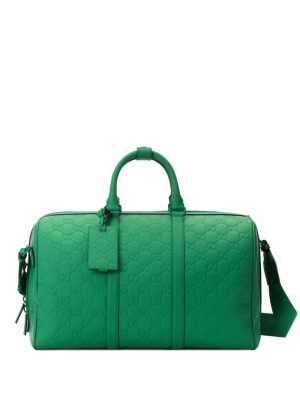 Gucci large GG-logo duffle bag