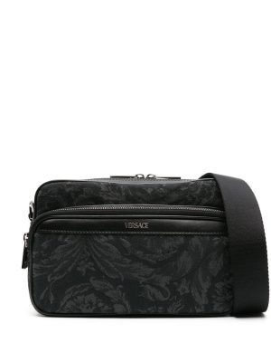 Versace Athena Barocco-print messenger bag