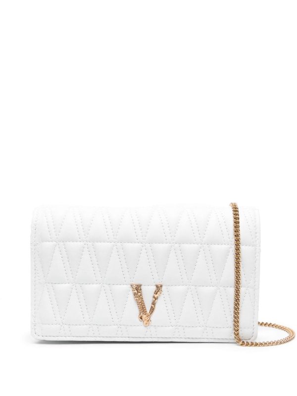 Versace Virtus leather crossbody bag