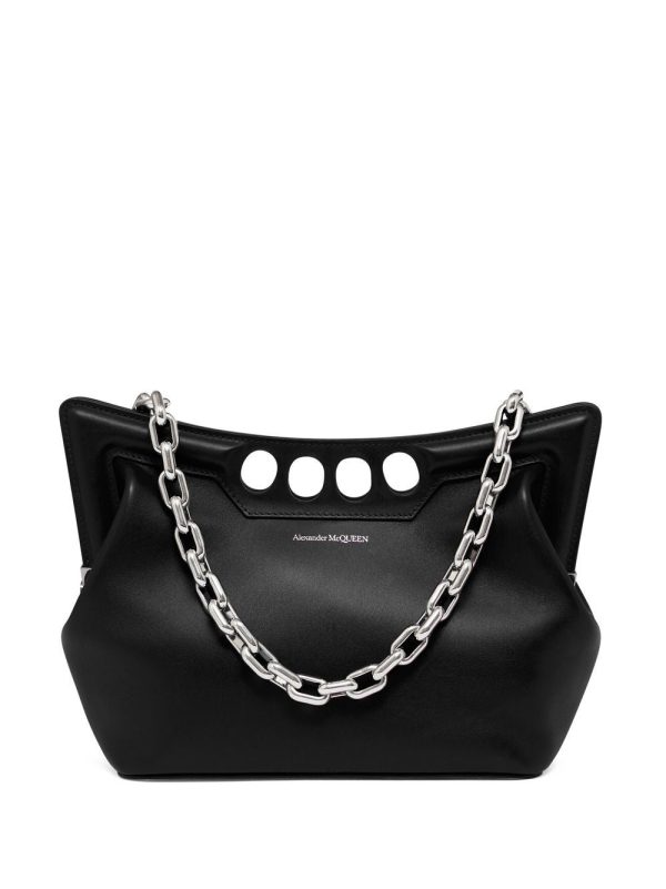 Alexander McQueen The Seal quilted shoulder bag