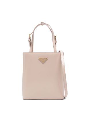 Prada small Panier leather tote bag