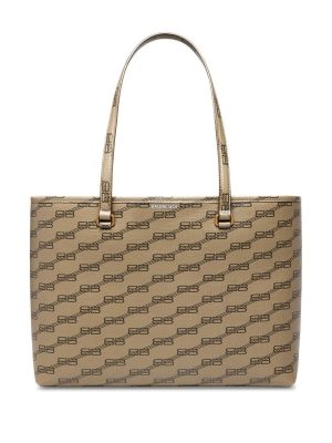 Balenciaga Signature BB canvas tote bag