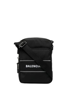 Balenciaga logo-print messenger bag