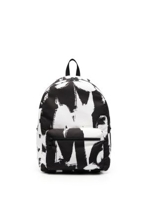 Alexander McQueen graffiti-print backpack