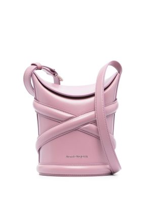 Alexander McQueen pipe-detail bucket bag