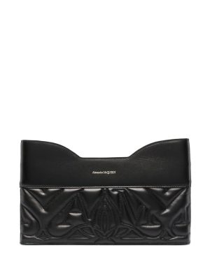 Alexander McQueen quilted leather clutch bag