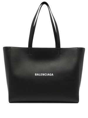 Balenciaga logo-print tote bag