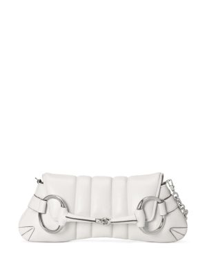 Gucci Borsa a spalla Horsebit media trapuntata con catena