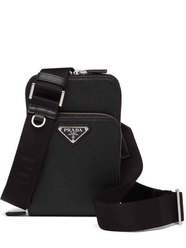 Prada triangle logo mini bag