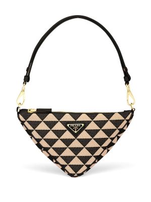 Prada embroidered jacquard mini bag
