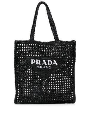 Prada logo-strap cross body bag