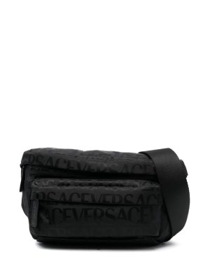 Versace logo-print zipped belt bag
