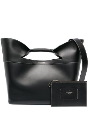 Alexander McQueen The Bow leather tote bag