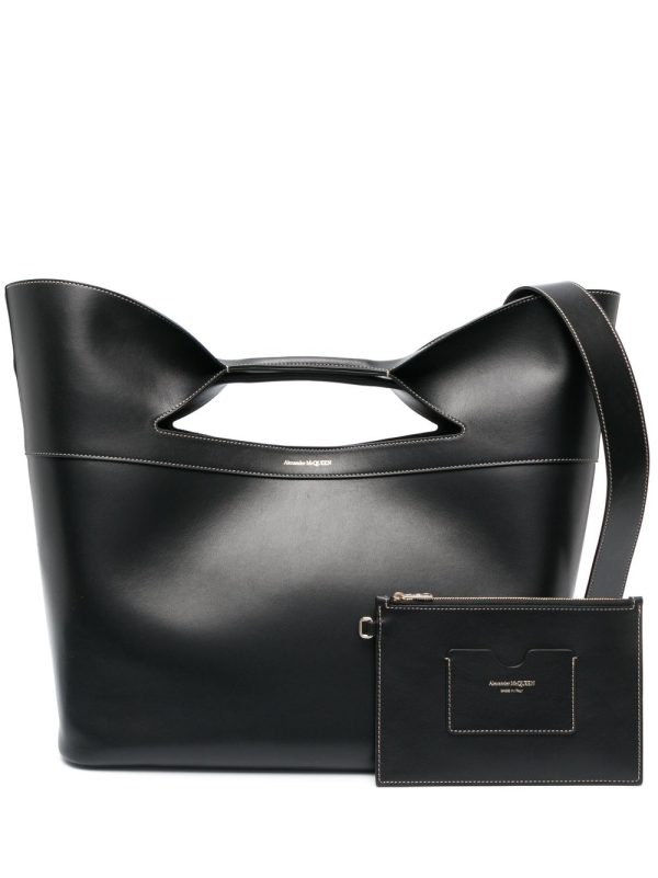Alexander McQueen The Bow leather tote bag