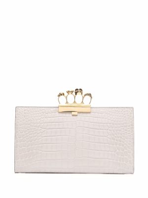 Alexander McQueen Four-Ring clutch bag