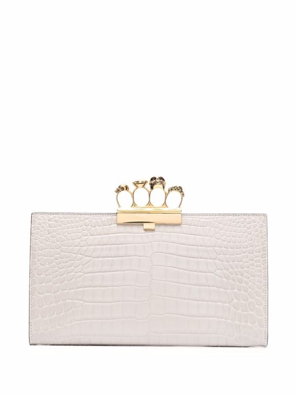 Alexander McQueen Four-Ring clutch bag