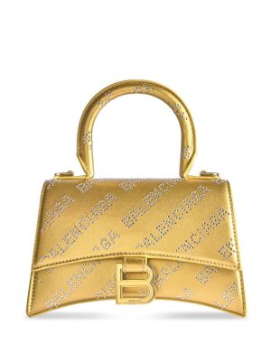 Balenciaga Hourglass XS rhinestone mini bag