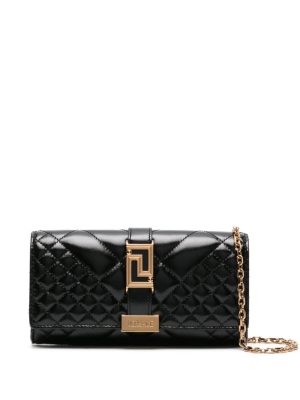 Versace Greca Goddess matelassé clutch bag
