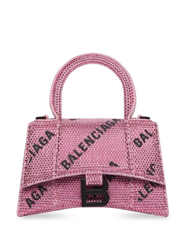 Balenciaga Hourglass XS studded tote bag