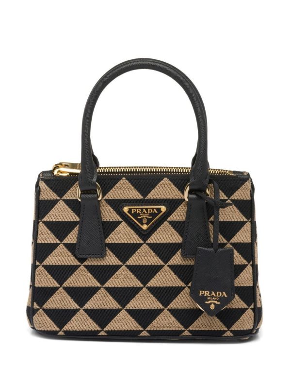 Prada Symbole embroidered mini bag