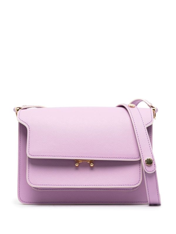 Marni Trunk leather shoulder bag