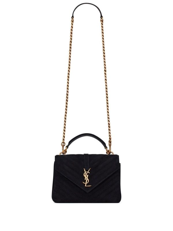 Saint Laurent College medium quilted chain bag