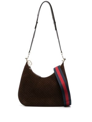 Gucci Gancio monogram-print shoulder bag