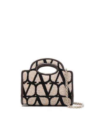 Valentino Garavani micro Le Troisième monogram-jacquard tote bag