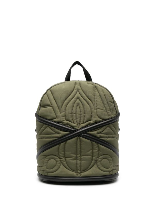 Alexander McQueen Pansies quilted backpack