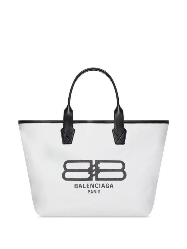 Balenciaga logo-print jumbo tote bag