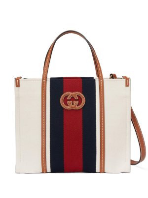 Gucci small Interlocking G logo tote bag