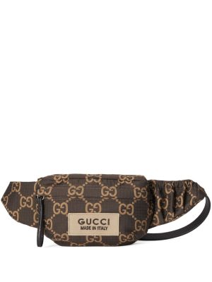 Gucci large GG-jacquard belt bag