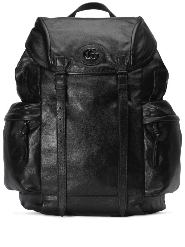 Gucci Double G leather backpack