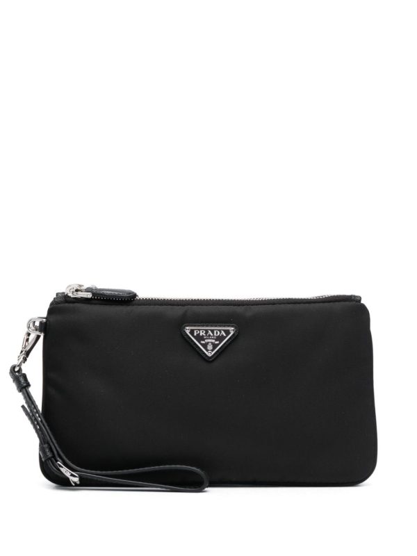 Prada Re-Nylon partitioned clutch