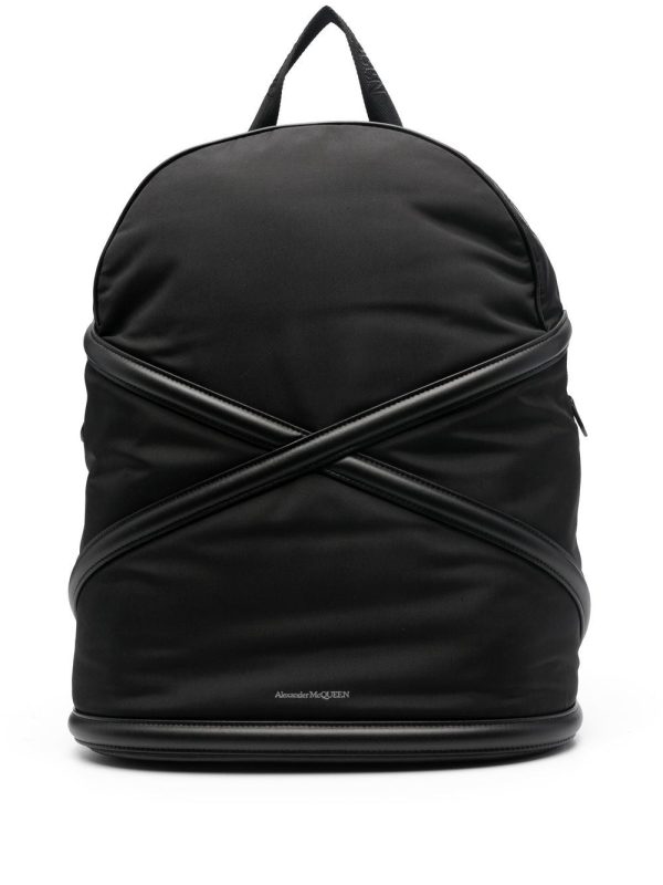 Alexander McQueen The Harness logo backpack