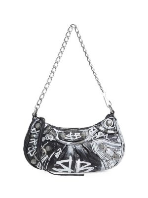 Balenciaga Le Cagole grafitti mini bag