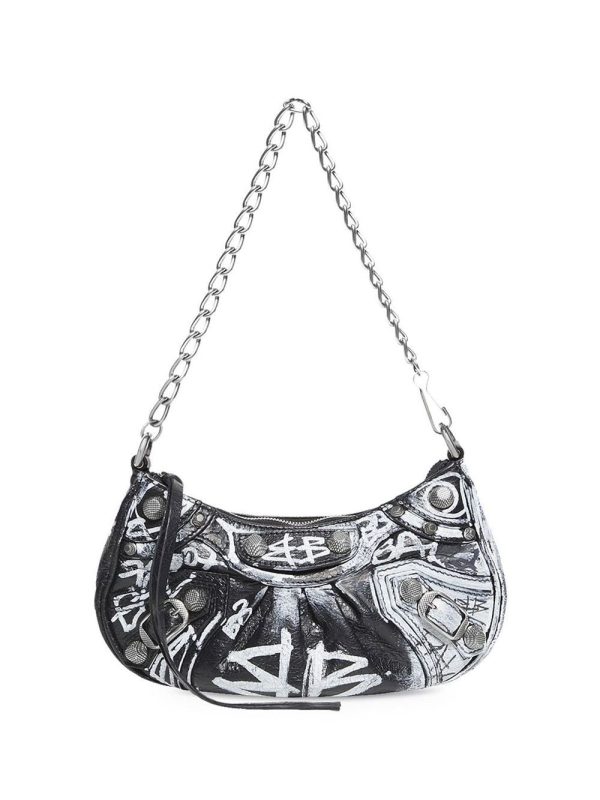 Balenciaga Le Cagole grafitti mini bag
