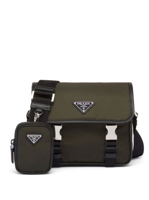 Prada Re-Nylon logo-plaque backpack