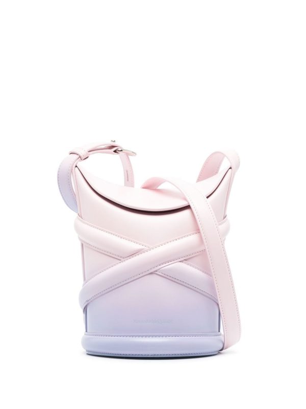 Alexander McQueen gradient-effect bucket bag