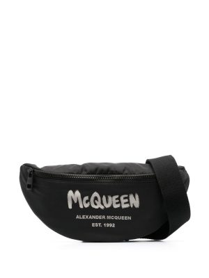 Alexander McQueen Graffiti logo-print belt bag