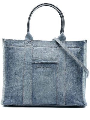 Balenciaga Hardware denim belt bag