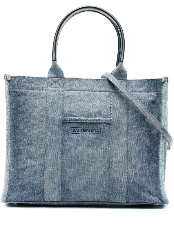 Balenciaga Hardware denim belt bag