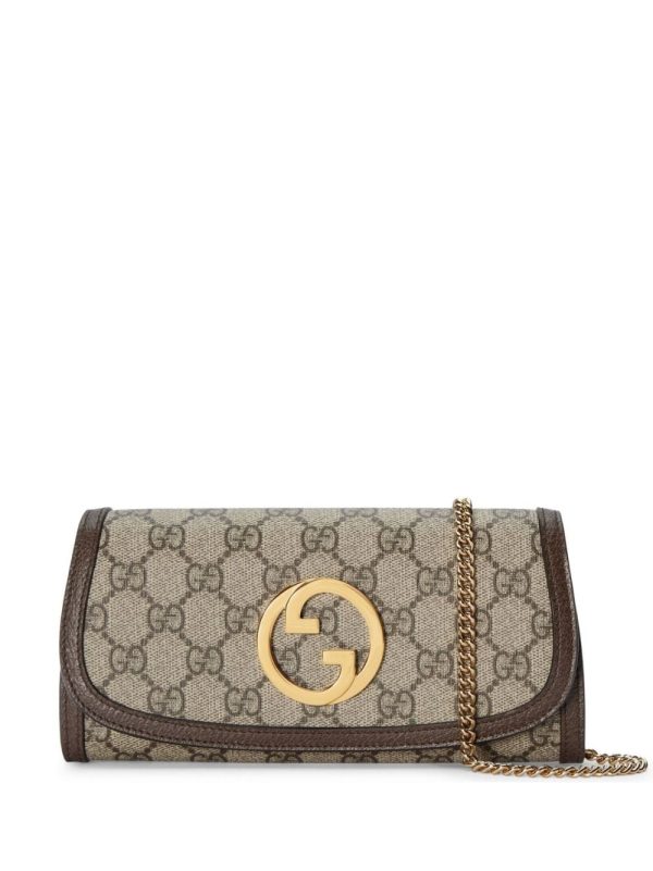 Gucci Blondie Continental chain wallet