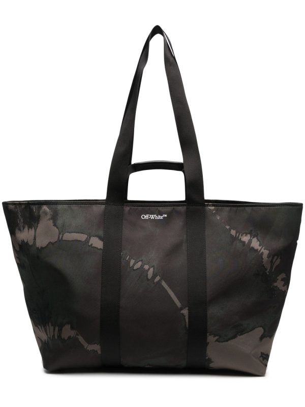 Off-White logo-print tote bag