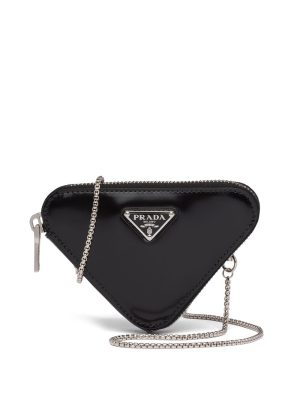 Prada brushed-leather minipouch